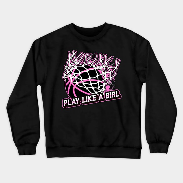 Play like a girl Crewneck Sweatshirt by nasia9toska